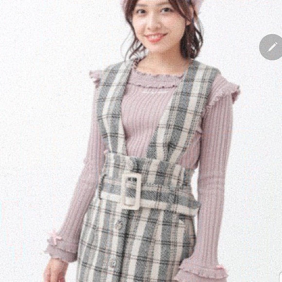 Liz Lisa 2 Ways Checkered Jumper Skirt 